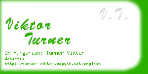 viktor turner business card
